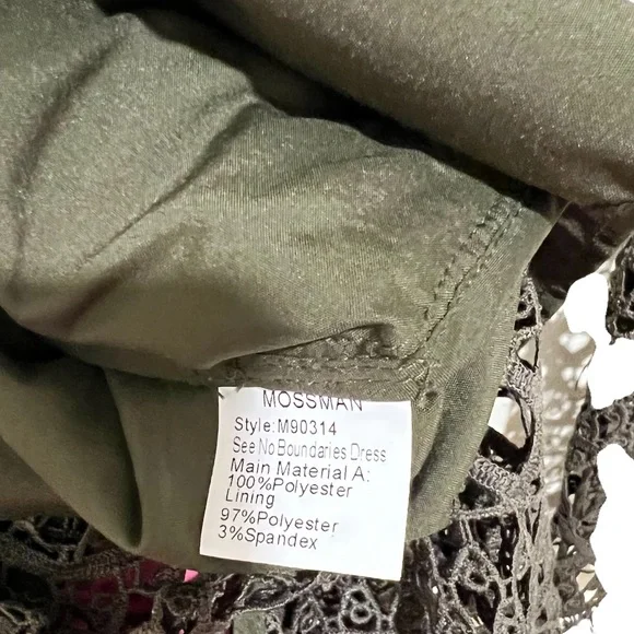 MOSSMAN HIGH NECKLINE MIDI DRESS - Picture 4 of 5